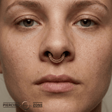 Fatale Continuous Ring - 14K Gold Seamless Ring - piercing - zone.com