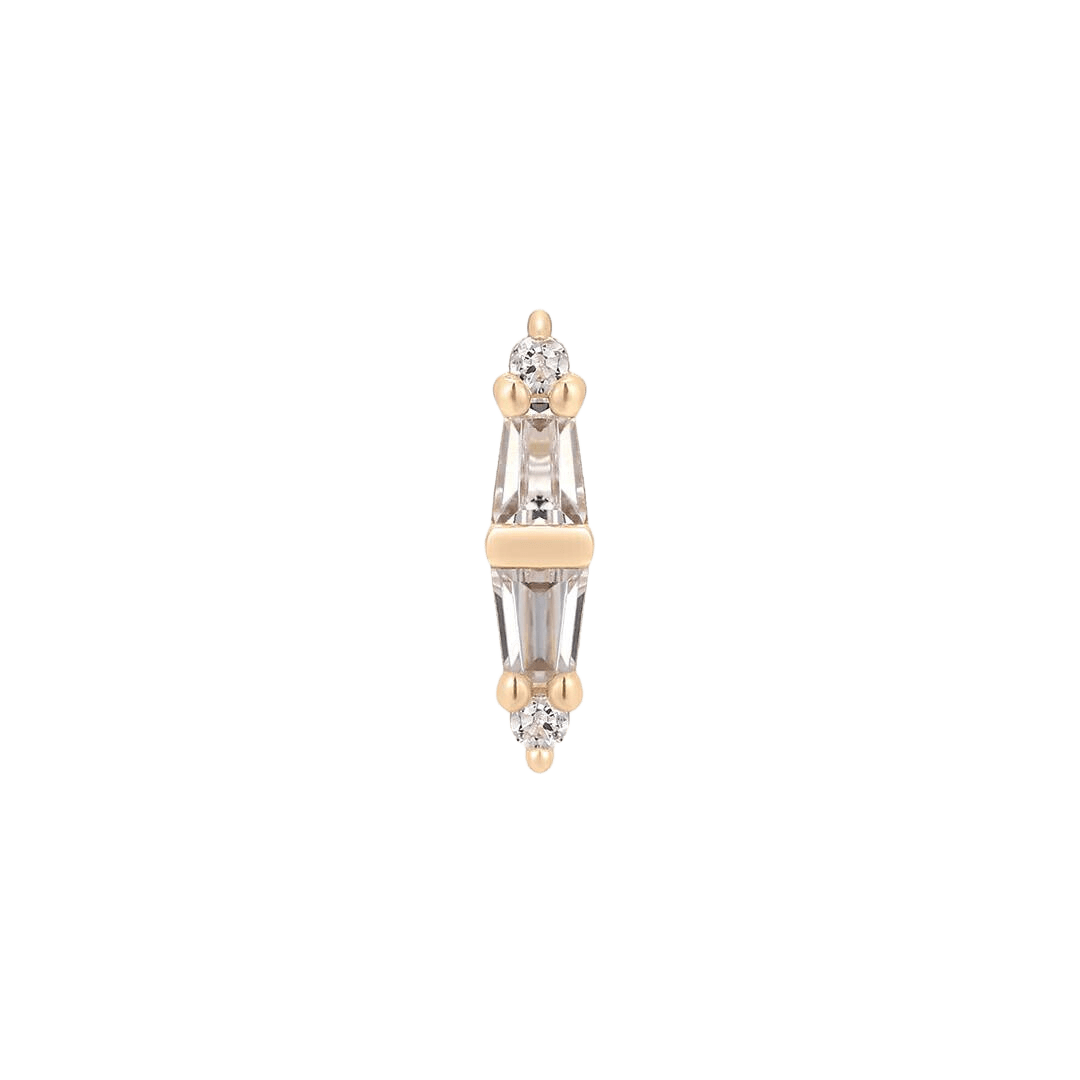 ESSENTIAL - SWAROVSKI CZ - THREADLESS END piercing-zone.com
