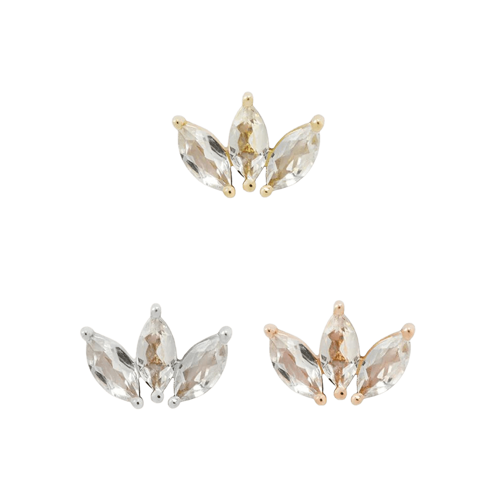 MOET - SWAROVSKI CZ THREADLESS END piercing-zone.com