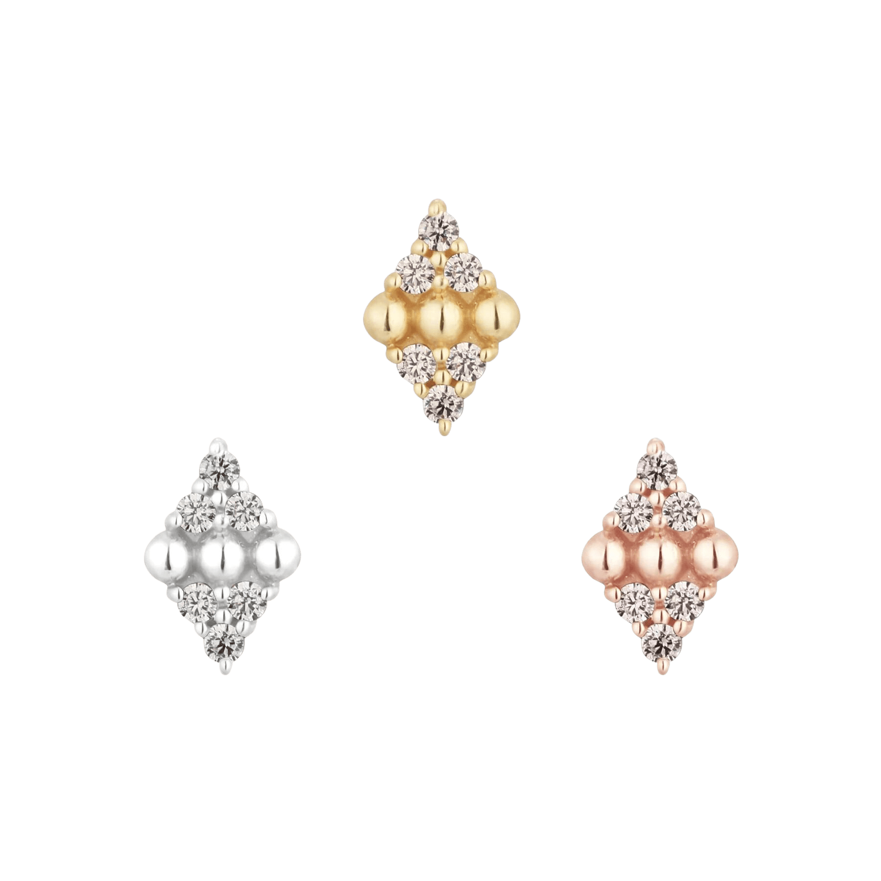 LUSTRE - CZ - THREADLESS END piercing-zone.com