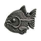 Ferocious Piranha – 14K Gold Threadless/Threaded End - piercing - zone.com