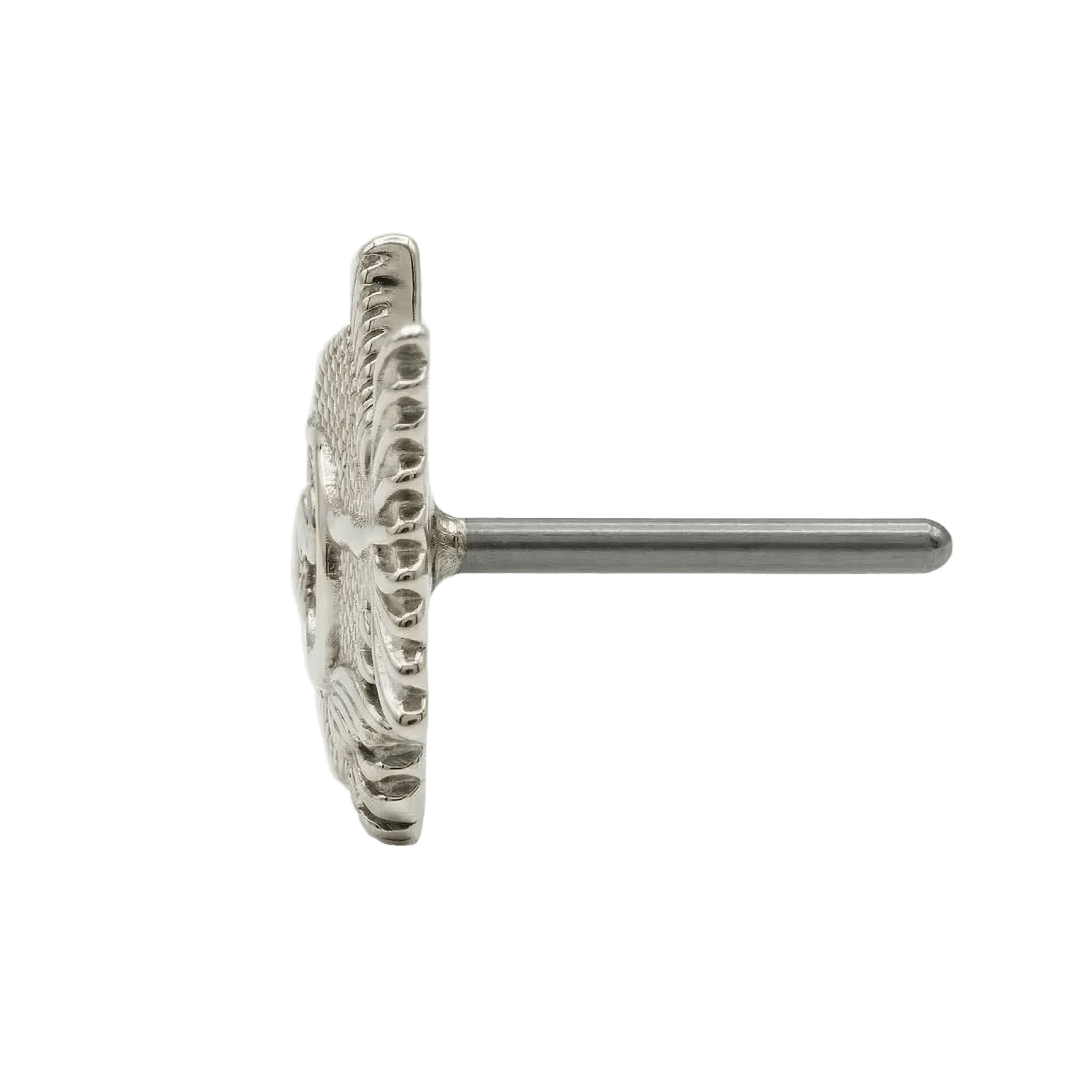 Ferocious Piranha – 14K Gold Threadless/Threaded End - piercing - zone.com