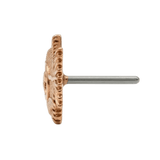 Ferocious Piranha – 14K Gold Threadless/Threaded End - piercing - zone.com