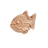 Ferocious Piranha – 14K Gold Threadless/Threaded End - piercing - zone.com