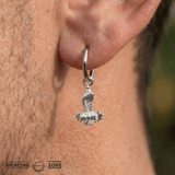 Festive Candle – 14K & 18K Gold Charm - piercing - zone.com