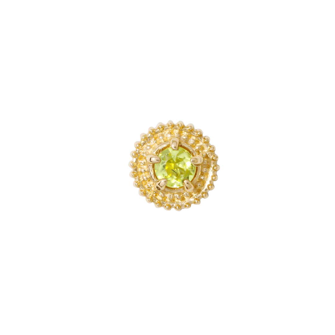 Hypnotize – 14K Gold Beaded Birthstone Threadless End