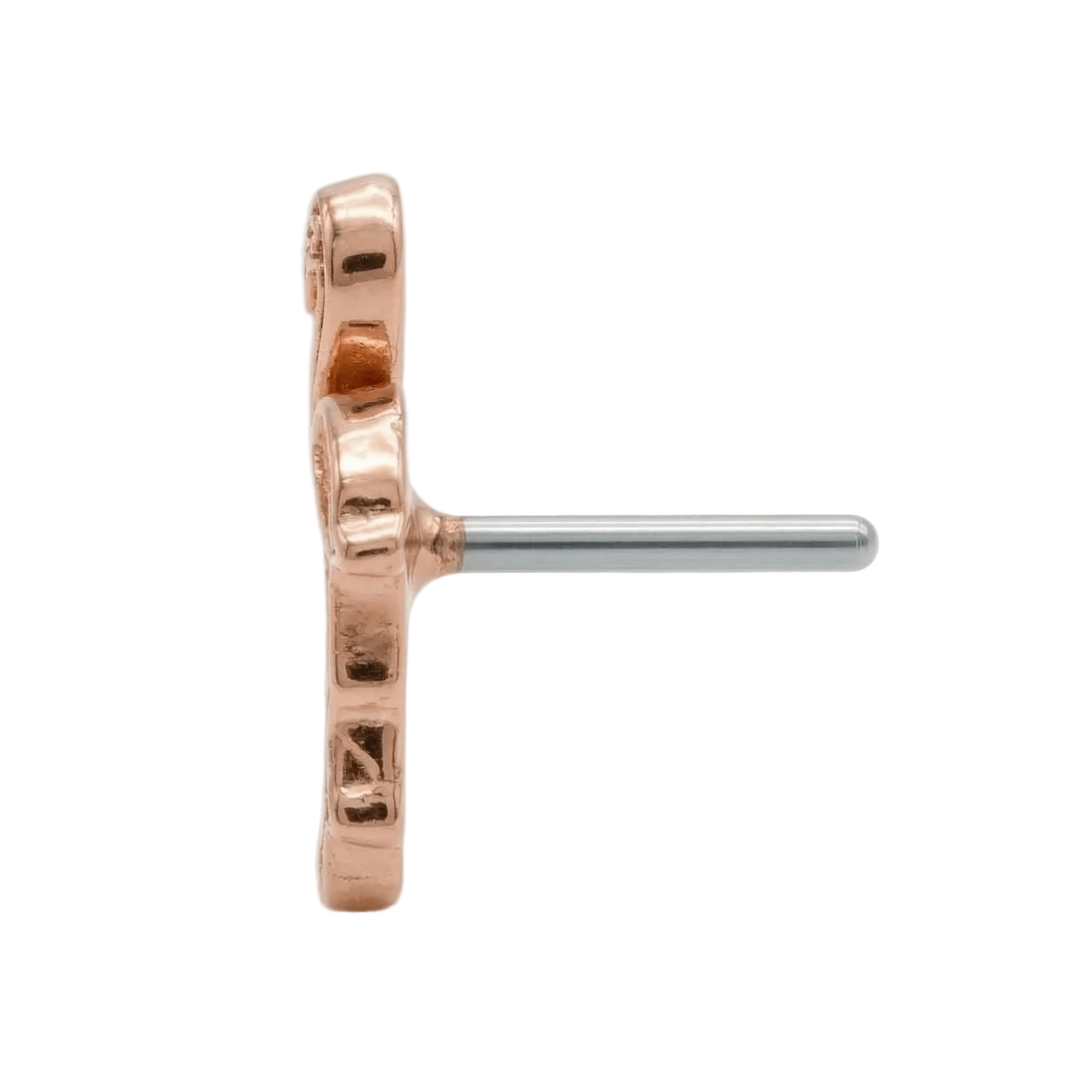 Flamingo – 14K Gold Threadless/Threaded End - piercing - zone.com