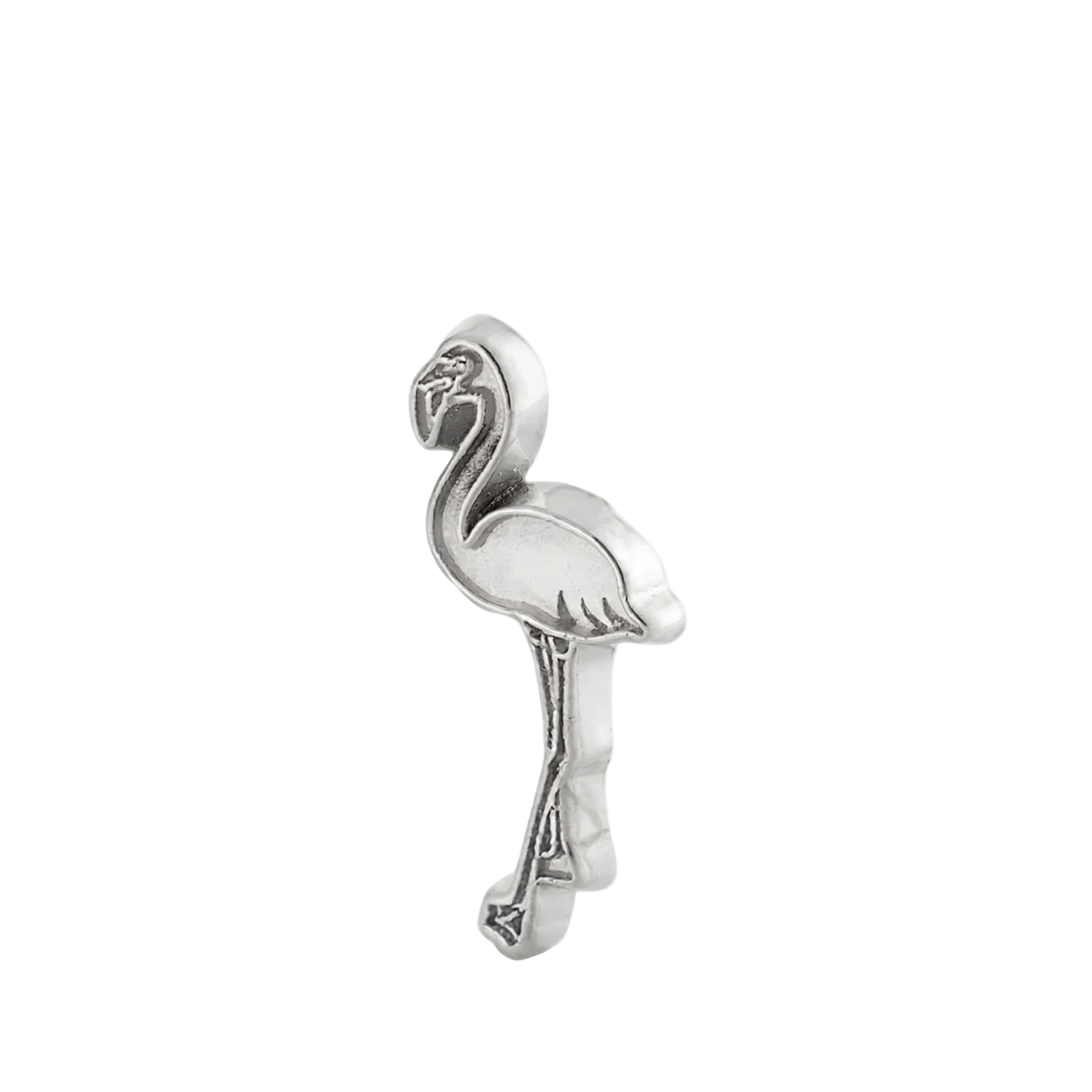 Flamingo – 14K Gold Threadless/Threaded End - piercing - zone.com