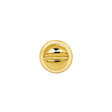 Flat Head Screw – 14K/18K Gold Industrial Threadless End - piercing - zone.com