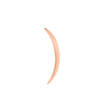 Flat Luna – 14K Gold Threadless & Threaded End - piercing - zone.com