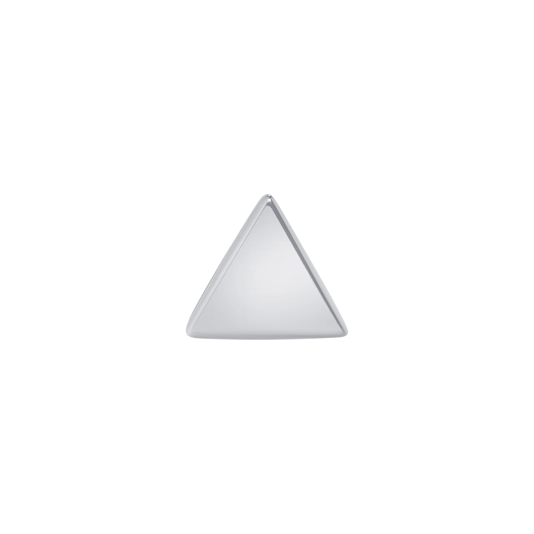 Flat Star – Solid 14K Gold Micro Star End - piercing - zone.com