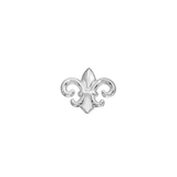 Fleur - de - lis – 14K Gold Threadless & Threaded End - piercing - zone.com