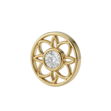 Flower Power - 14K Gold Threadless/Threaded