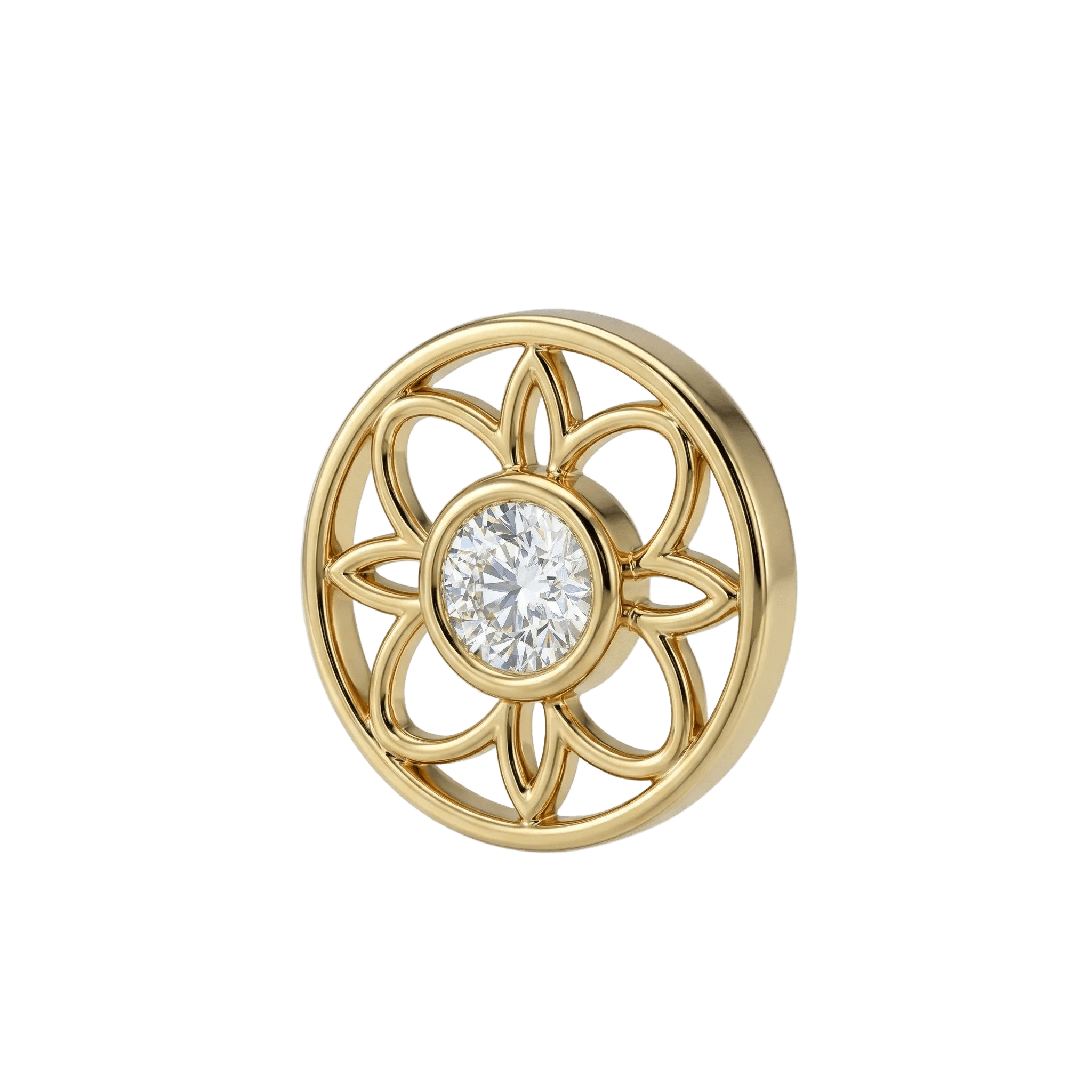 Flower Power - 14K Gold Threadless/Threaded - piercing - zone.com