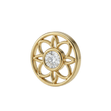 Flower Power - 14K Gold Threadless/Threaded - piercing - zone.com