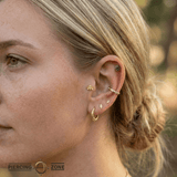 Flying Bee – 14K Gold Threadless/Threaded End - piercing - zone.com