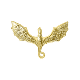 Flying Dragon – 14K Gold Threadless & Threaded End - piercing - zone.com