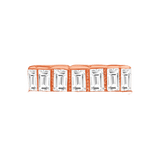 Francis Seamless Ring – 14K Gold Cup & Divot Design - piercing - zone.com