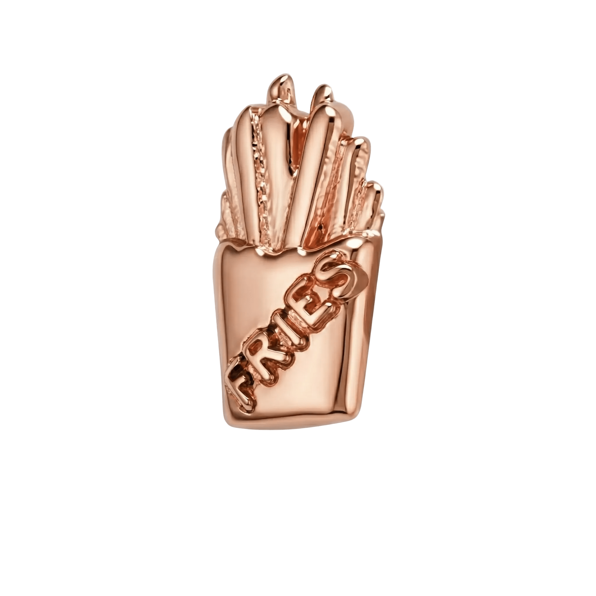 Fries – 14K Gold Threadless/Threaded End - piercing - zone.com