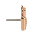 Fries – 14K Gold Threadless/Threaded End - piercing - zone.com