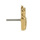 Fries – 14K Gold Threadless/Threaded End - piercing - zone.com