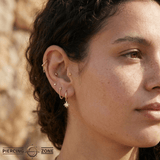 Galaxy – 14K & 18K Gold Gemstone Charm - piercing - zone.com