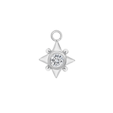Galaxy – 14K & 18K Gold Gemstone Charm - piercing - zone.com