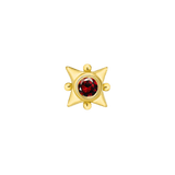 Galaxy – 14K Gold Threadless End with Gem - piercing - zone.com
