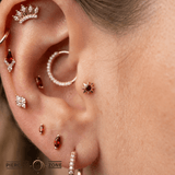 Galaxy – 14K Gold Threadless/Threaded End - piercing - zone.com