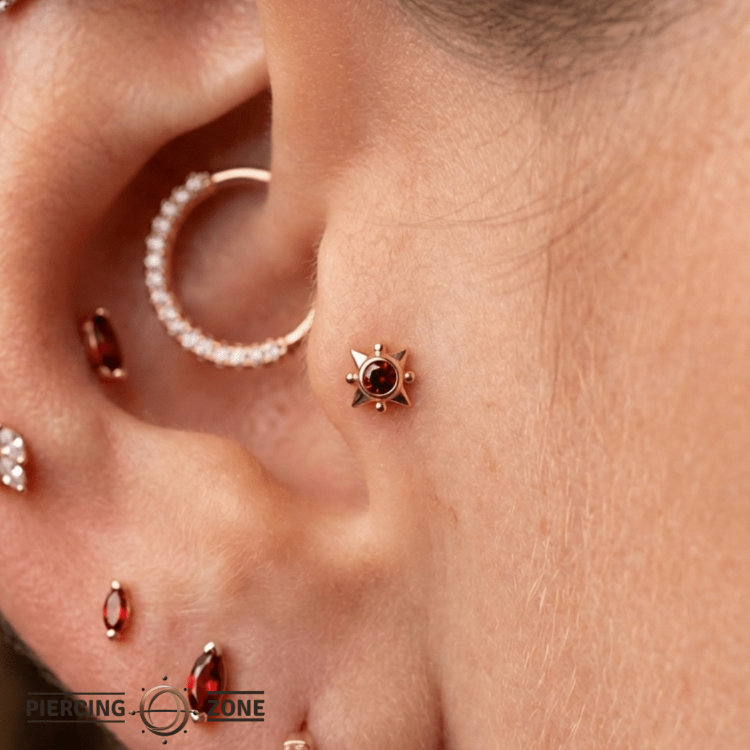Galaxy – 14K Gold Threadless/Threaded End - piercing - zone.com