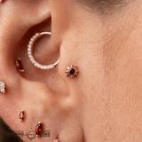 Galaxy – 14K Gold Threadless/Threaded End - piercing - zone.com