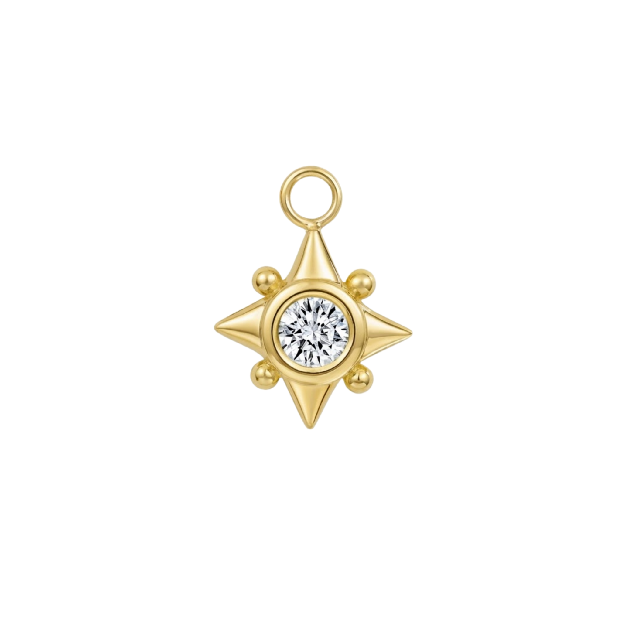 Galaxy – 14K & 18K Gold Gemstone Charm
