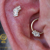 GEMMA CINQ LARGE - CZ - THREADLESS END piercing-zone.com