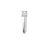 Gemmed Blade – 14K/18K Gold Gemstone Threadless End - piercing - zone.com