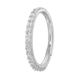 Gemmed Classic Pavé – 14K & 18K Gold Clicker Ring - piercing - zone.com