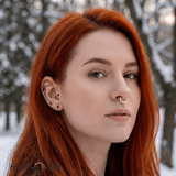 Gilty Pleasure – Pink Tourmaline + Diamond – 14K Gold Clicker - piercing - zone.com