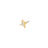 Glitz Pin - 14K Gold Gem Threadless End - piercing - zone.com