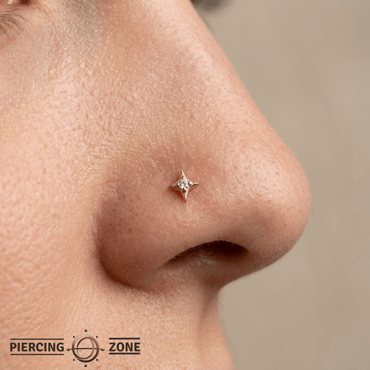 Glitz Pin - 14K Gold Gem Threadless End - piercing - zone.com
