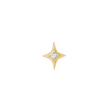 Glitz Pin - 14K Gold Gem Threadless End - piercing - zone.com