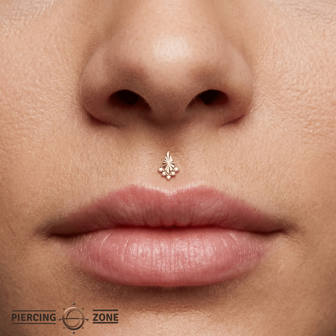 Glow – Diamond – 14K Gold Threadless End - piercing - zone.com