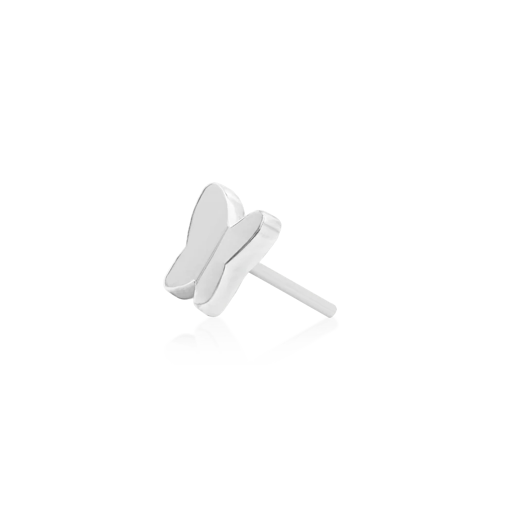 Gold Butterfly – 14K Gold Threadless End - piercing - zone.com