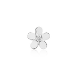 Gold CZ Flower – 14K Gold Threadless End - piercing - zone.com