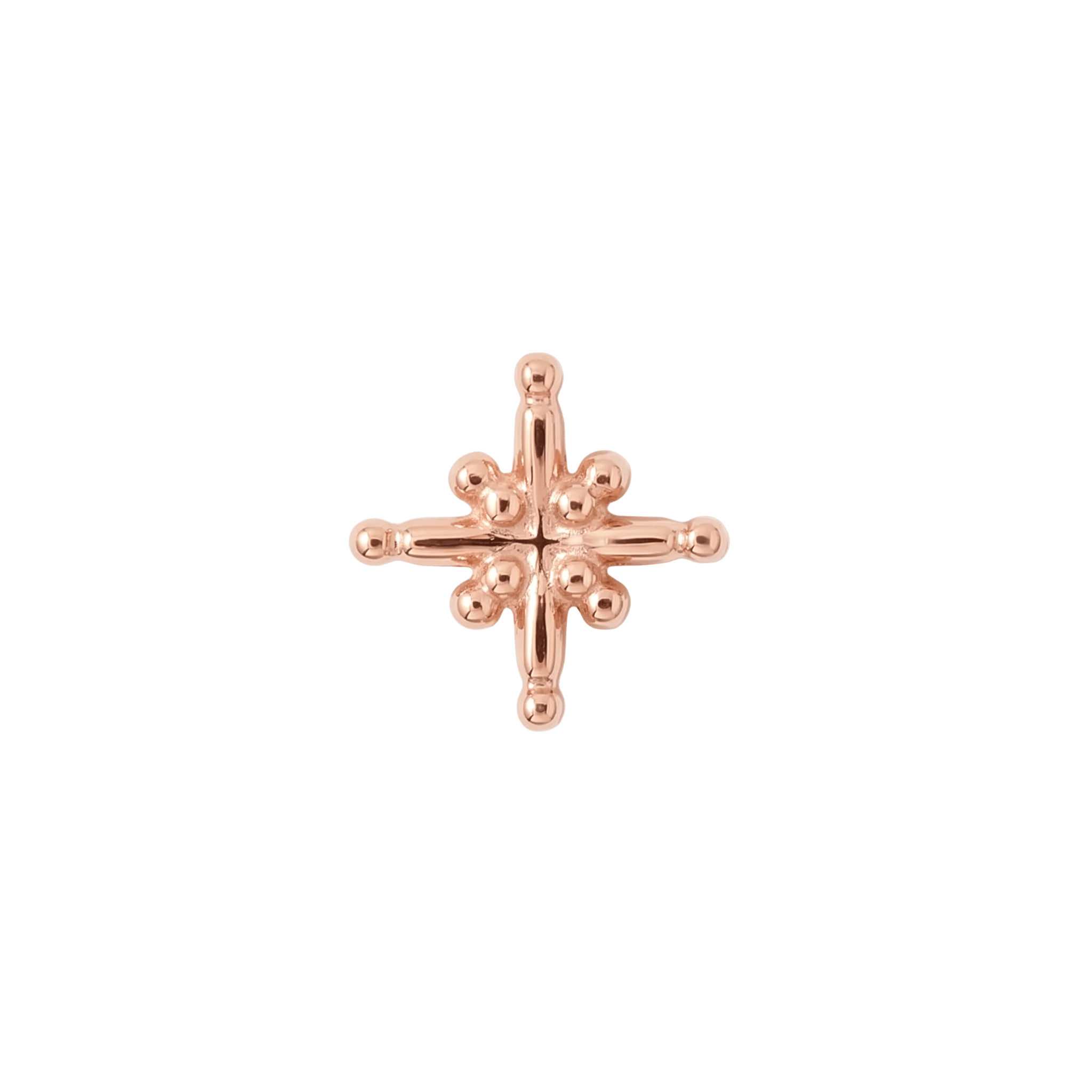 Gold Dust Pin - 14K Gold Threadless End - piercing - zone.com