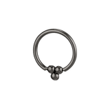 Golden Cluster - 14K Gold Bead Fixed Bead Ring - piercing - zone.com
