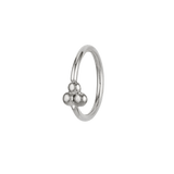 Golden Cluster - 14K Gold Bead Fixed Bead Ring - piercing - zone.com