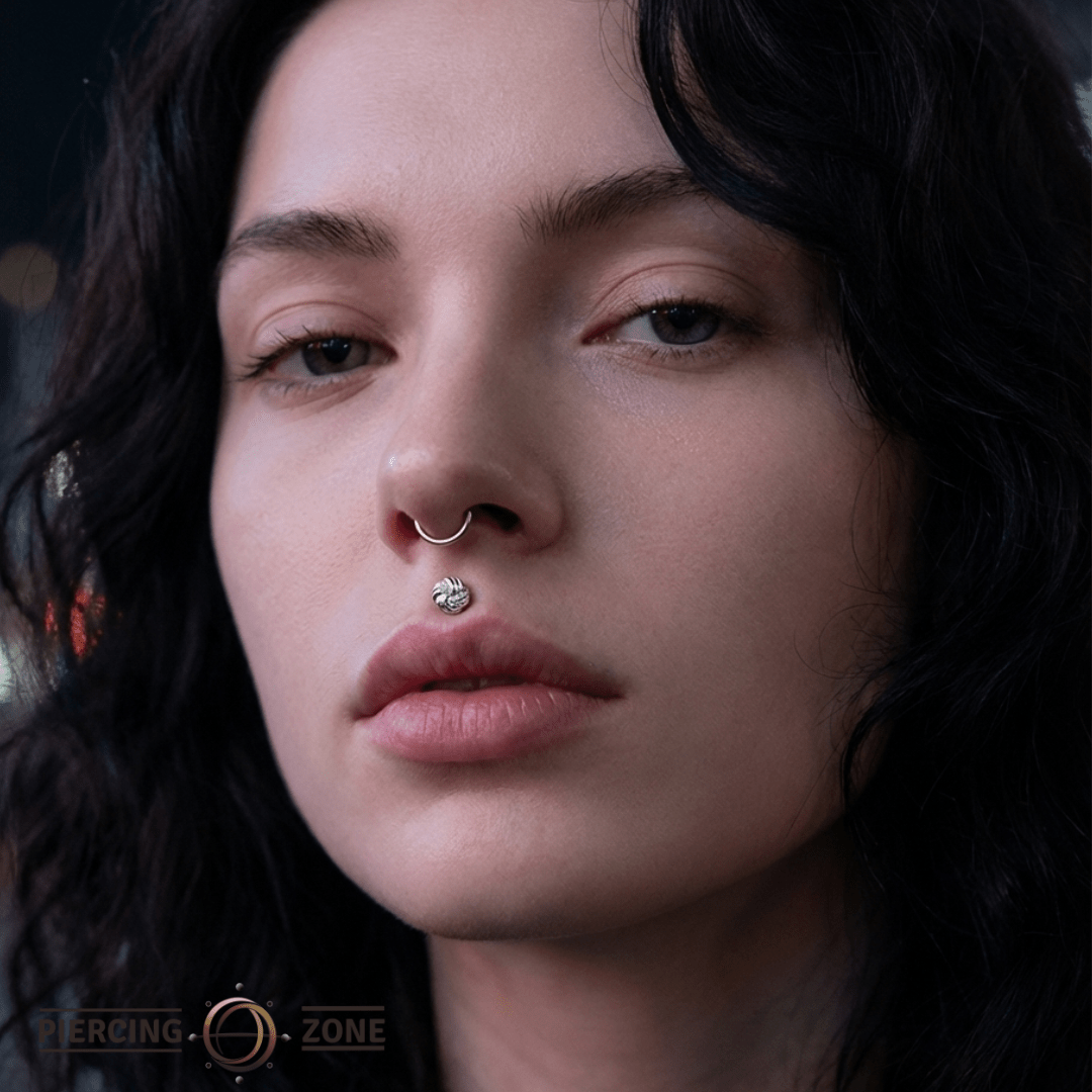 Golden Knot – 14K/18K Gold Threadless End - piercing - zone.com