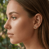 Golden Knot – 14K/18K Gold Threadless End - piercing - zone.com