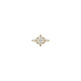 Golden Venus - 18K Gold Gem Threadless/Threaded End - piercing-zone.com