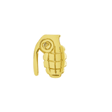 Grenade – 14K Gold Threadless End - piercing - zone.com