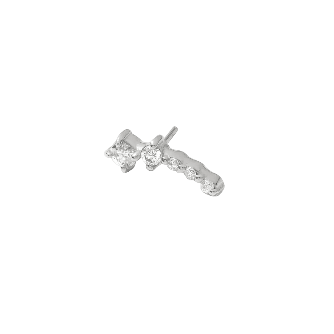Haley - 14K Gold Gem Threadless End - piercing - zone.com